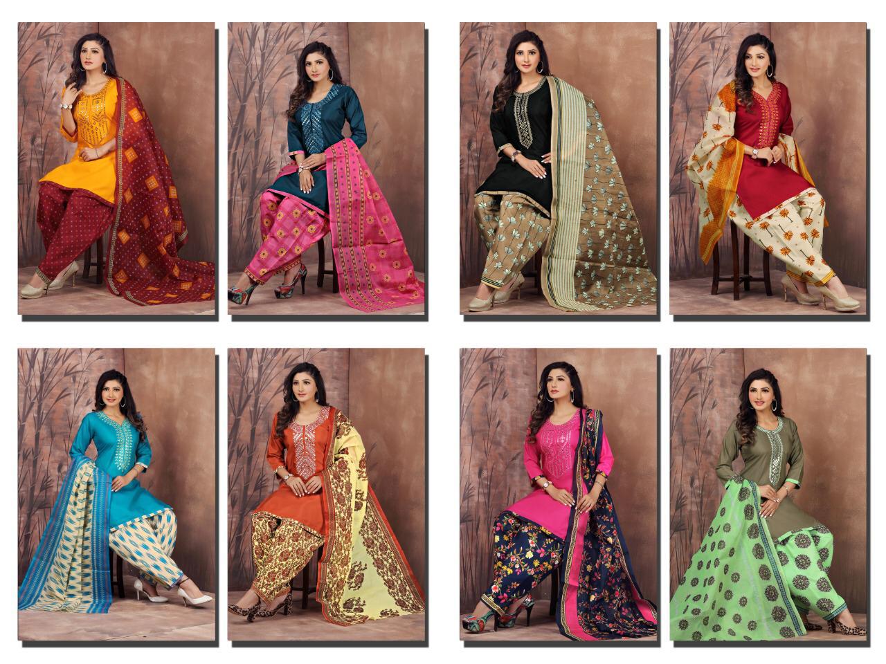 Master Pagglait Latest Fancy Casual Regular Wear Readymade Cotton Printed salwar Suit Collection
